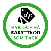 Bild: Hyr och få en rabattkod som tack