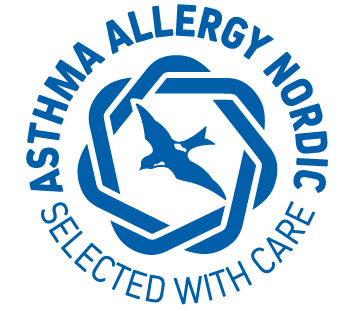 Logotyp: Asthma Allergy Nordic (fd. Svalanmärkning)