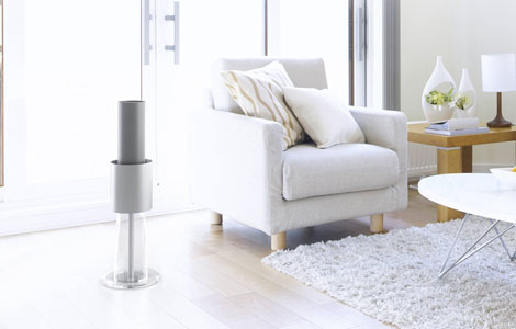 LightAir IonFlow Evolution i ett vardagsrum