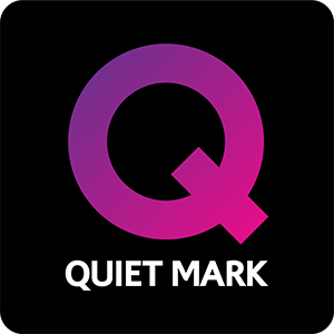 Quiet Mark certifiering logo