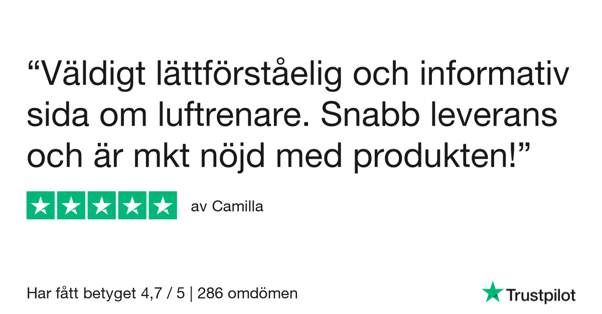 kundrecension från trustpilot