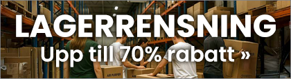 Lagerrensning - upp till 70% rabatt