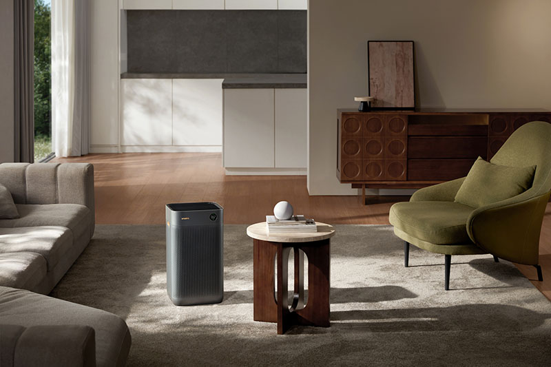 Bild: Smartmi Air Purifier 3 i ett vardagsrum