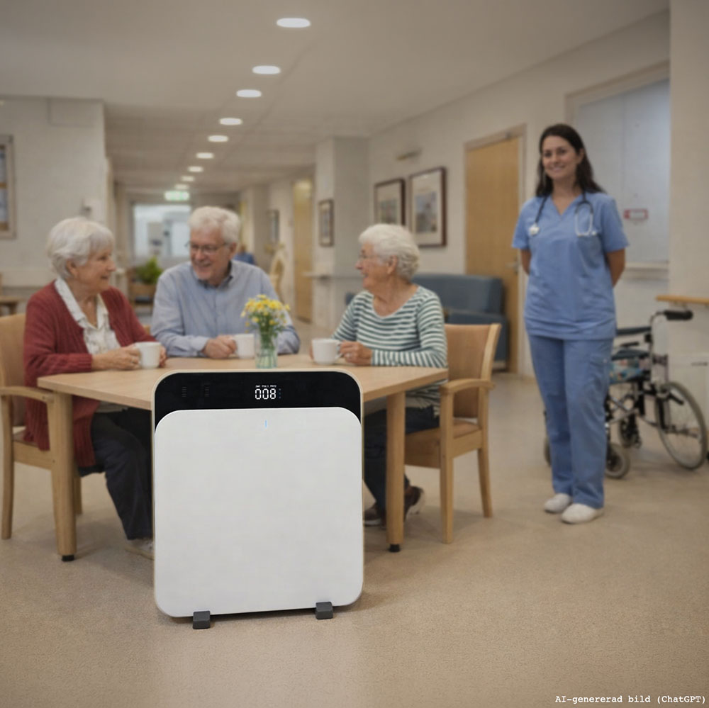 Blueair Classic Pro CP7i luftrenare som tar bort r&ouml;klukt