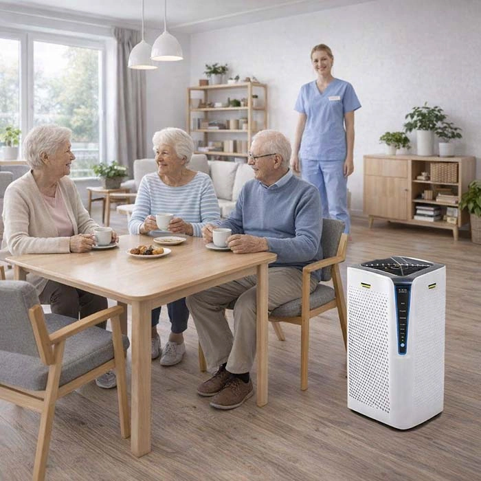 K&auml;rcher luftrenare minskar allergener, r&ouml;k och lukt