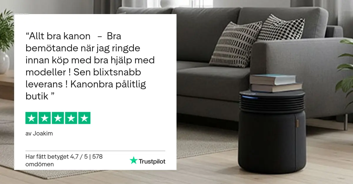 Joakim's recension på Trustpilot