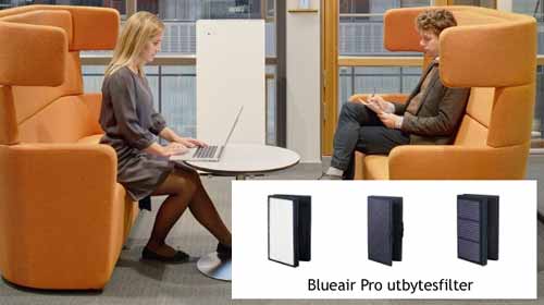 Filter till Blueair Pro luftrenare