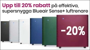 Blueair Sense+ sommarkampanj Blueair Sense+ sommarkampanj