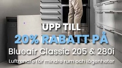 Extrapriser på Blueair Classic 205 och 280i Extrapriser på Blueair Classic 205 och 280i