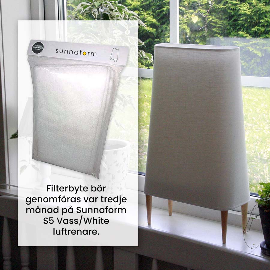 Utbytesfilter till Sunnaform S5, 12-pack