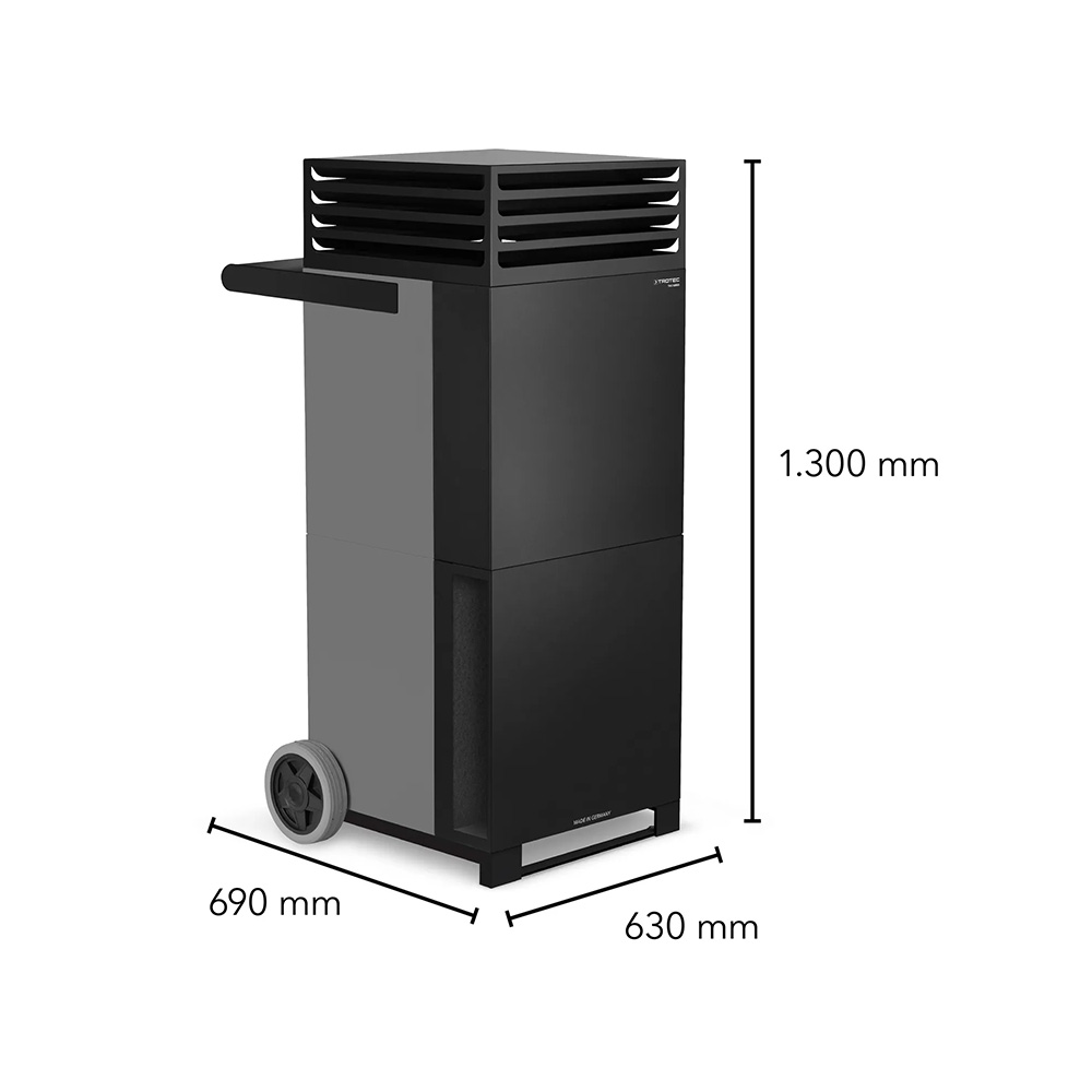 Rumsluftrenare Trotec TAC V+ II basaltgrå/svart