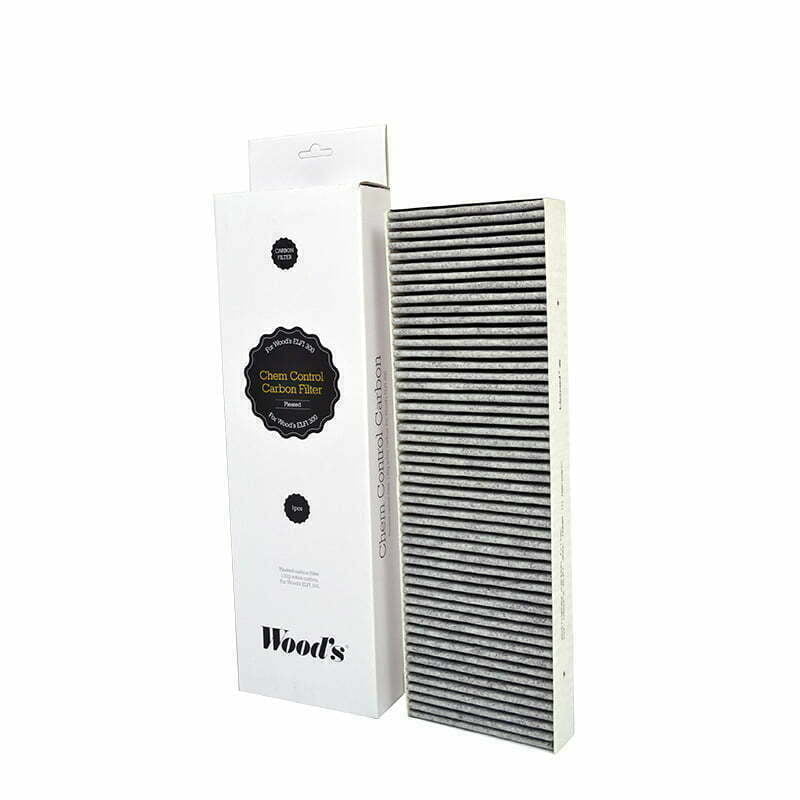 Wood’s Pleated Carbon Filter 300-serien, 2 pack
