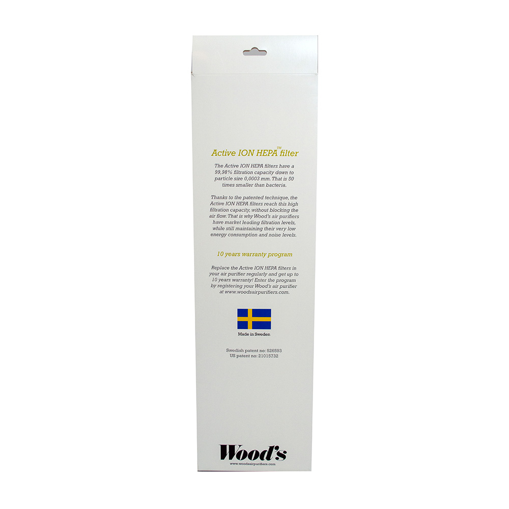 Wood’s Active ION HEPA filter 900-serien