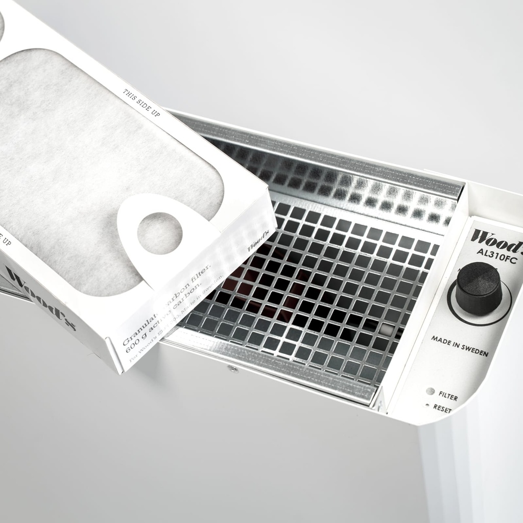 Wood’s Carbon Granulate Filter 300-series, 2 pack