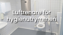 Luftrenare för toaletter & soprum