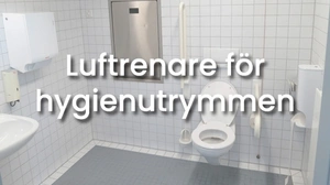 Luftrenare för toaletter & soprum